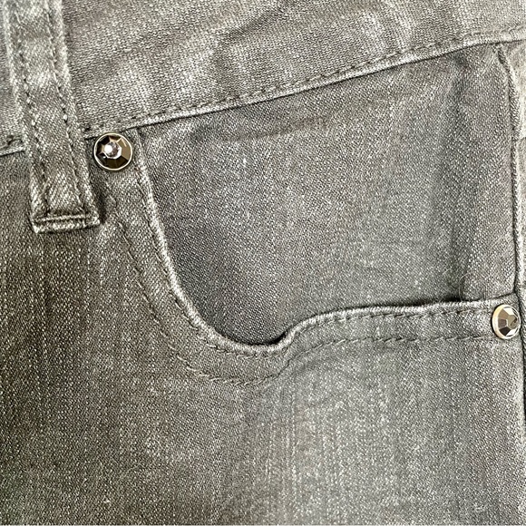 One5One Embellished Bootcut Denim Jeans Black 10 - Picture 7 of 11